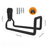 Garden Patio Storage Hooks Heavy Duty Hose Holder Organiser Wall Mount Hooks - Side View