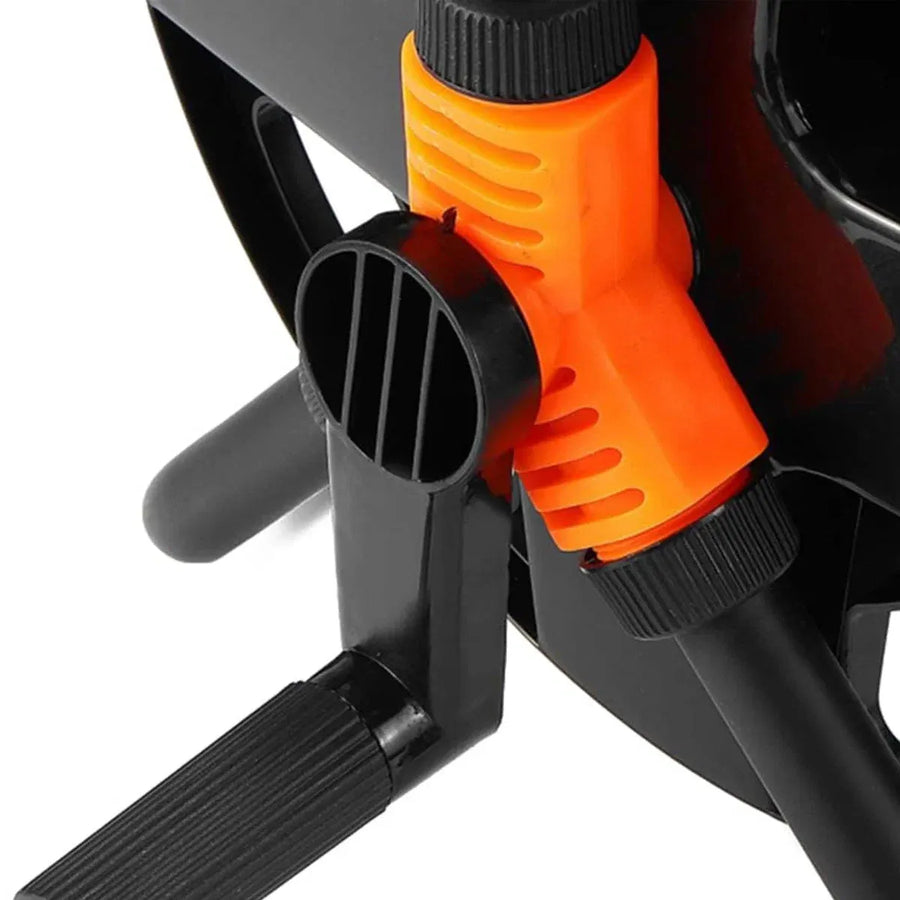 Garden Hose Storage Rack Pipe Holder Car Wash Water Winding Reel Organizer