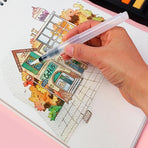 6PCS Water Brush Pen Set for Watercolour Calligraphy and Painting