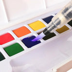6PCS Water Brush Pen Set for Watercolour Calligraphy and Painting