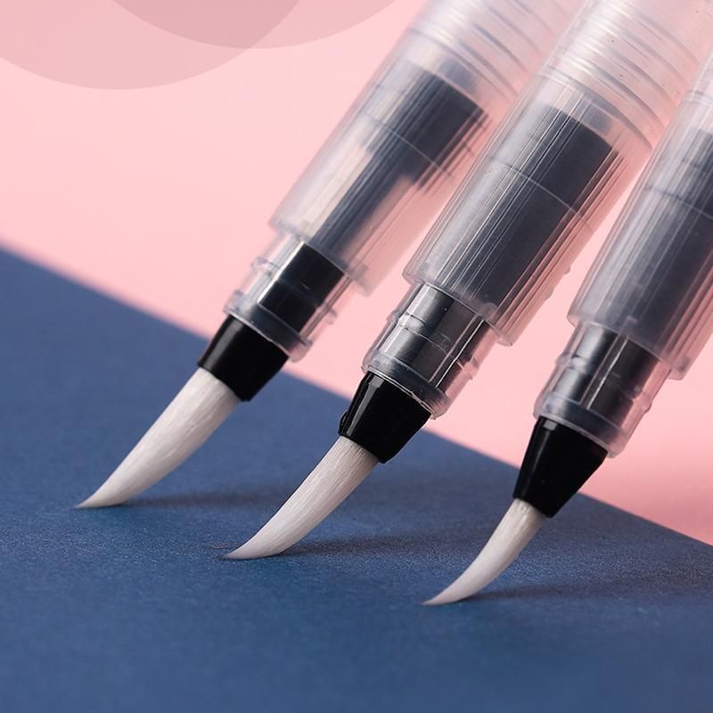 6PCS Water Brush Pen Set for Watercolour Calligraphy and Painting