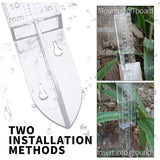 1PC Rain Gauge Water Catchment Device Weather Outdoor 120mm - Top-Down View