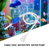Large Aquarium Fish Tank Gravel Cleaner Syphon Vacuum Water Changer Siphon Hose - Side View