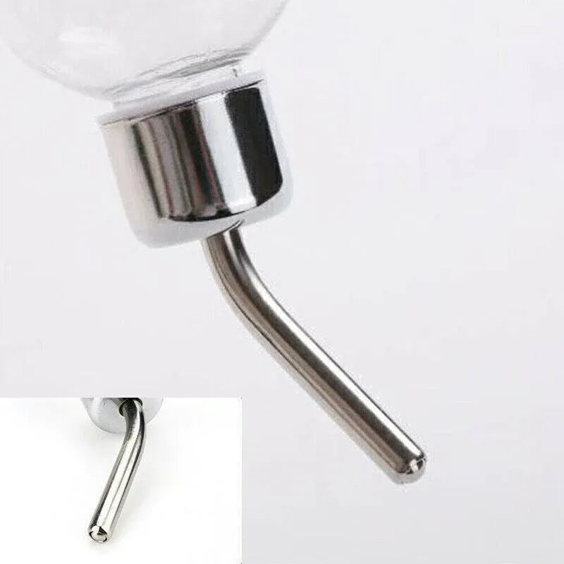 350ml Hanging Water Bottle for Small Pets - Guinea Pig Rabbit Hamster Feeder