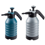Pressure Pump Spray Bottle 2L Easy Pump Adjustable Nozzle Garden Watering Flower - Grey - Front View