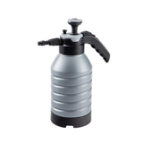 Pressure Pump Spray Bottle 2L Easy Pump Adjustable Nozzle Garden Watering Flower - Grey - Rear View