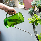 Watering Can Long Spout For Indoor Outdoor Garden Potted Plants Flowers Use - Green - Extra Image