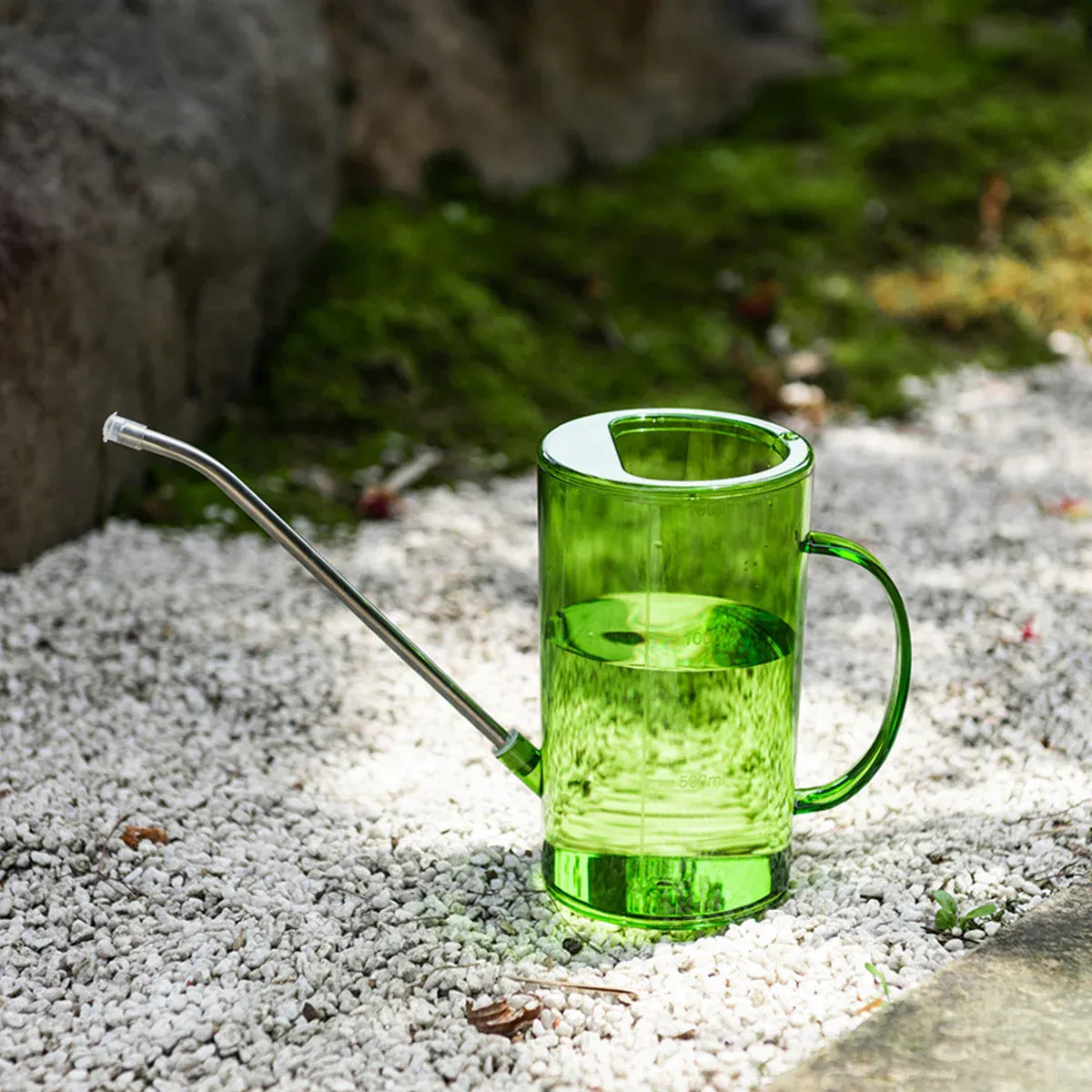 Watering Can Long Spout For Indoor Outdoor Garden Potted Plants Flowers Use - Transparent