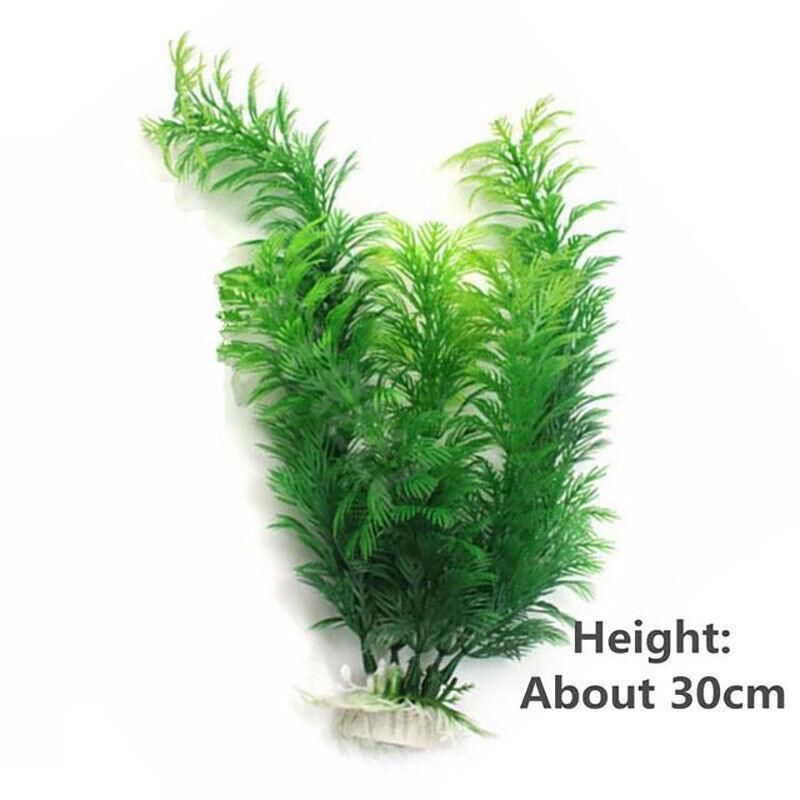 30cm Artificial Aquarium Plant Plastic Water Grass Decoration for Fish Tank