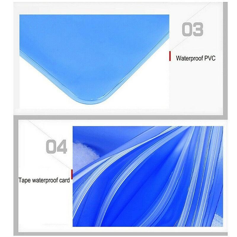 Waterproof Underwater Waist Belt Bum Bag Beach Swimming Boating Dry Phone Pouch - Grey
