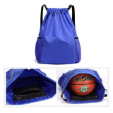 Sports Backpacks Large Capacity Waterproof Bag Sport Bag - Yellow - Side View