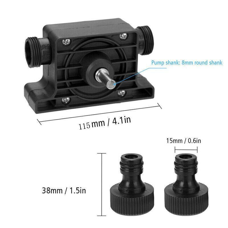 1Pack Self-Priming Transfer Oil Fluid Pumps Electric Drill Powered Water Pump