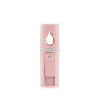 L2 Mini Nano Facial Mister With Top Mirror Rechargeable Cool Mist Sprayer  Au - Pink
