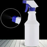 3PCS 500ml Reusable Plastic Spray Bottles for Cleaning Garden Car Use - Top-Down View