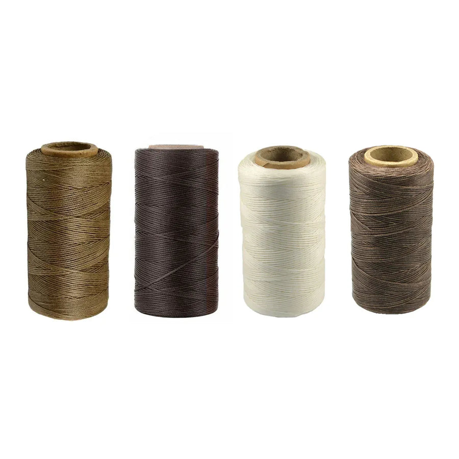 260m 150D Leather Sewing Waxed Thread Hand Stitching Craft Repair Cords 4Colours - Brown