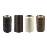 260m 150D Leather Sewing Waxed Thread Hand Stitching Craft Repair Cords 4Colours - Brown - Front View