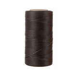 260m 150D Leather Sewing Waxed Thread Hand Stitching Craft Repair Cords 4Colours - Brown - Close-Up Angle