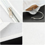 White Extra Large Wedding Dress Bridal Gown Garment Breathable Cover Storage Bag