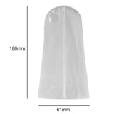 White Extra Large Wedding Dress Bridal Gown Garment Breathable Cover Storage Bag - Extra Image