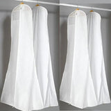 White Extra Large Wedding Dress Bridal Gown Garment Breathable Cover Storage Bag - Extra Image