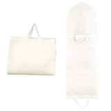 Wedding Dress Garment Bag 180cm Long Bridal Gown Storage Dustproof Cover Zipper - Beige - Low Angle