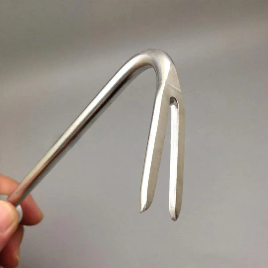 Weeding Hand Tool Forked Hook or L-Shaped Knife Manganese Steel Garden Tool - Hook Weeder