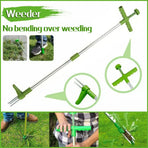 Weed Puller Garden Golves Claws Weeder Twister Twist Pull Lawn Root Remover Tool