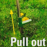 Weed Puller Garden Golves Claws Weeder Twister Twist Pull Lawn Root Remover Tool - Rear View