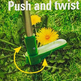 Weed Puller Garden Golves Claws Weeder Twister Twist Pull Lawn Root Remover Tool - Close-Up Angle
