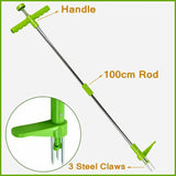 Weed Puller Garden Golves Claws Weeder Twister Twist Pull Lawn Root Remover Tool - Extra Image