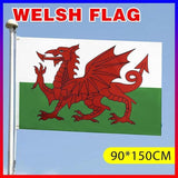 Large Wales Welsh Flag Heavy Duty Outdoor 90 X 150 CM - 3ft x 5ft