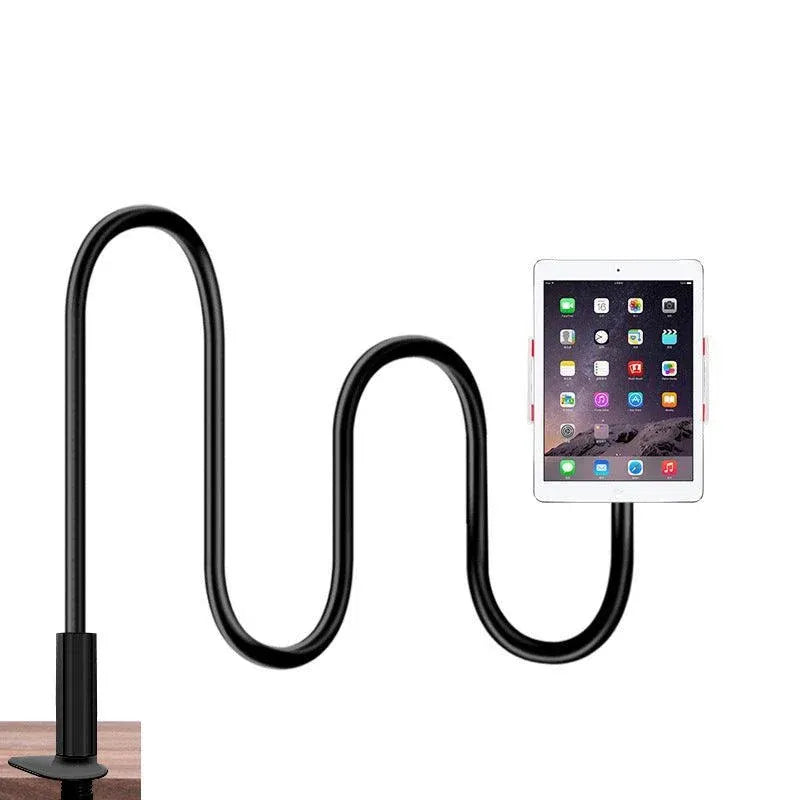 Adjustable Flexible Phone Tablet Holder with Clamp for Bed Desk Mount Use - White