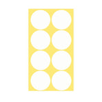 8/13/25/50mm Colour Sticker Dots Adhesive Round Labels Circular Scrapbooking White - 100mm*2 Dots