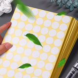 8/13/25/50mm Colour Sticker Dots Adhesive Round Labels Circular Scrapbooking White - 100mm*2 Dots - 45-Degree Angle