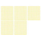 8/13/25/50mm Colour Sticker Dots Adhesive Round Labels Circular Scrapbooking White - 100mm*2 Dots - Extra Image