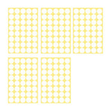 8/13/25/50mm Colour Sticker Dots Adhesive Round Labels Circular Scrapbooking White - 100mm*2 Dots