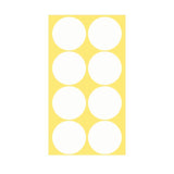 8/13/25/50mm Colour Sticker Dots Adhesive Round Labels Circular Scrapbooking White - 100mm*2 Dots - Extra Image