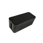 Large Cable Wire Storage Box Case Cord Management Socket Tidy Organizer with Lid - White M