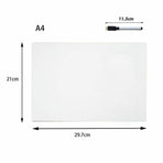 Whiteboard for Fridge A4 A5 with Marker Pen Memo and Reminder Use - A5 1PCS+1PCS Maker