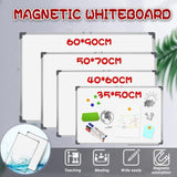 Portable Magnetic Home And Office Board Whiteboard 4 Sizes Marker Eraser Button - Whiteboard Accessories - Front View