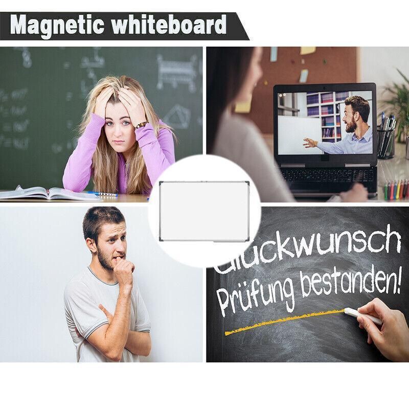 Portable Magnetic Home And Office Board Whiteboard 4 Sizes Marker Eraser Button - Whiteboard Accessories