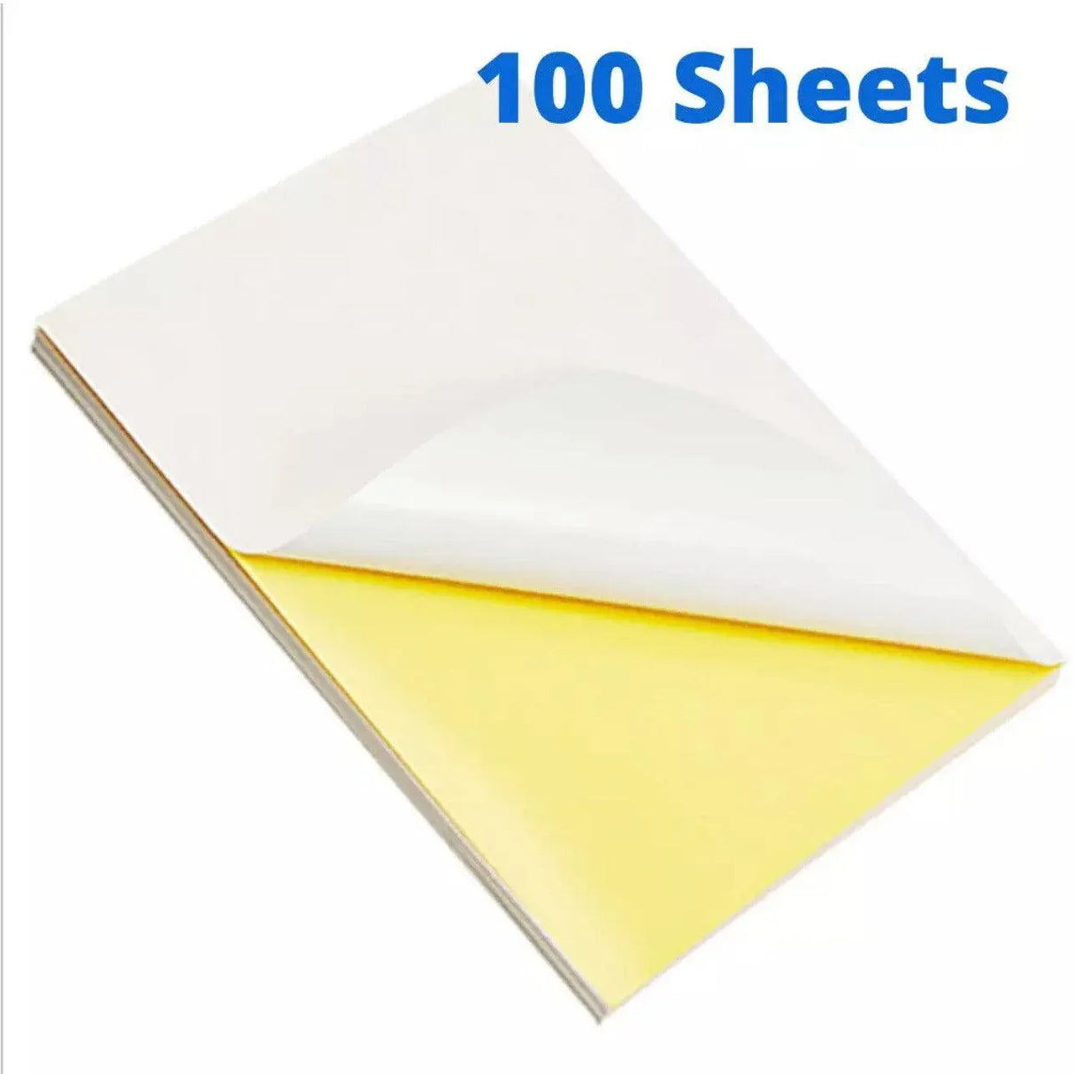 A4 Self Adhesive Sticker Paper Sheet Label Laser Inkjet Print Mailing Address - White Glossy*20 PCS
