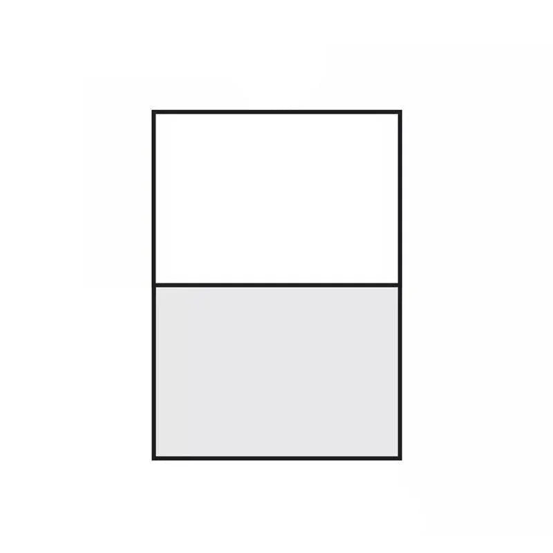 A4 Self Adhesive Sticker Paper Sheet Label Laser Inkjet Print Mailing Address - White Glossy 2x1 *20 PCS