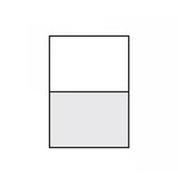 A4 Self Adhesive Sticker Paper Sheet Label Laser Inkjet Print Mailing Address - White Glossy 2x1 *20 PCS