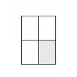 A4 Self Adhesive Sticker Paper Sheet Label Laser Inkjet Print Mailing Address - White Matte 2x2 *20 PCS