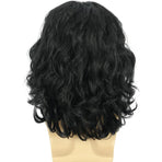 Mens Curly Wig 70s80s Style Medium Length Hair Costume Party Rock Star Look