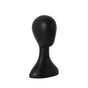 Display Stand Female Mannequin Head for Wig Hat Scarf Hair Model - Black