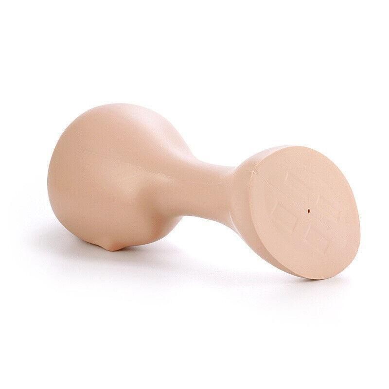 Display Stand Female Mannequin Head for Wig Hat Scarf Hair Model - Natural