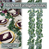 Artificial Eucalyptus Garland 2m Green Vine Fake Plant Home Decoration Rattan