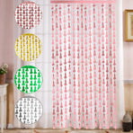 Metallic Tinsel Curtain 2m x 1m Hens Party Backdrop Foil Fringe Hanging Decor - Green